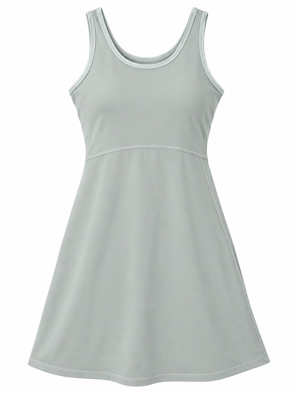 Athleta Girl Dress Sea Fog Blue Built-In Shorts Girls M 8-10
